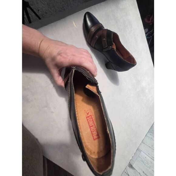 Pikolinos Lille Leather Heeled Booties Sz. 37 / 6.5-7 - Picture 7 of 13